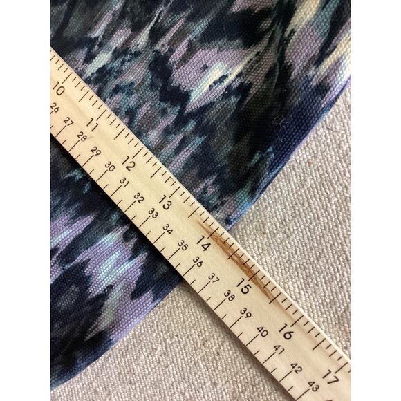 Banana Republic hobo bag Water Color fabric and Leather top handle tote EUC - Picture 5 of 8